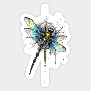 Steampunk Dragonfly Sticker